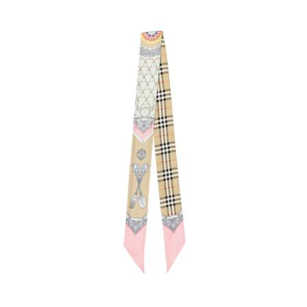 Burberry, Silky Scarves Beige, Dames, Maat:ONE Size