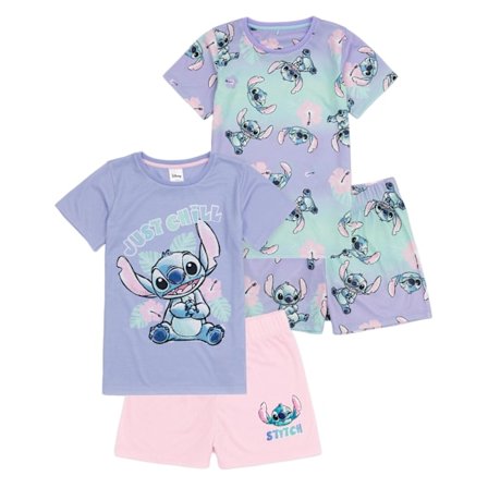 Lilo & Stitch Girls Just Chill Short Pyjama Set (2-pack) 10-