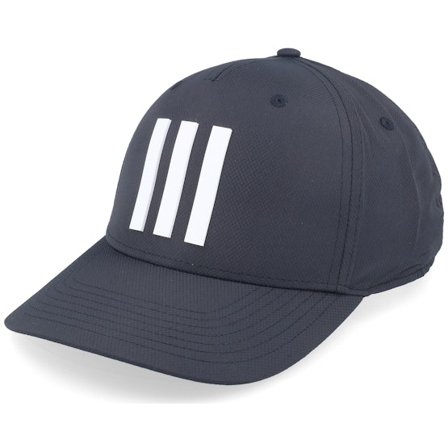 Adidas - Svart adjustable Caps - Tour Hat 3 Stp Black Adjustable @ Hatstore