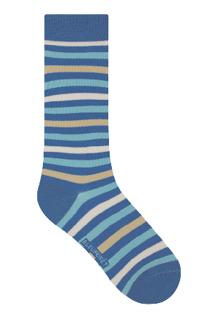 BleuForêt Socka, ränder Strumpor Herr Blå 39/42