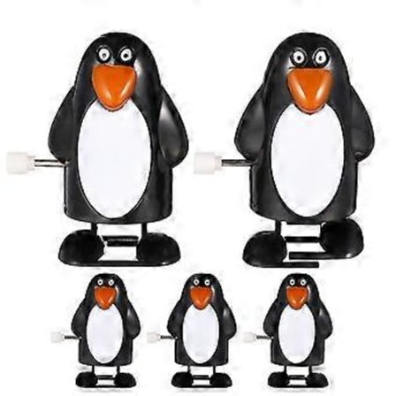 5 st Smala Pingvin Uppdragbara Leksaker Roliga Uppdragbara Leksaker Barn Uppdragbara Leksaker Partygåvor Gående Leksaker Bra Present till Barn
