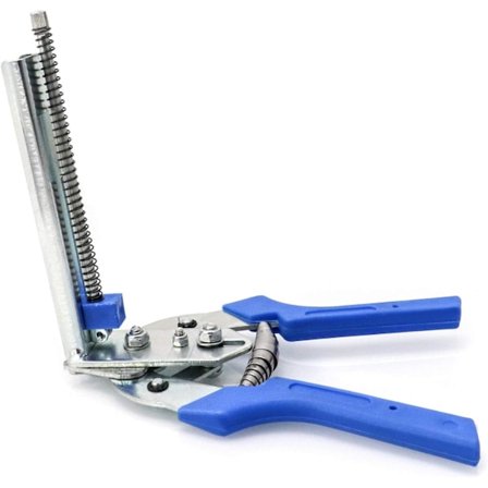 Raskt gjerdeklemmefeste for tynn netting, hageklemme for gjerdeklemmer, nettingklemme + 600 klips for nettingklemmer