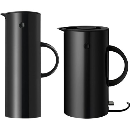 Stelton Termoskanna + Vattenkokare EM77 Svart | Köksmaskiner > Vattenkokare | Bagaren och Kocken