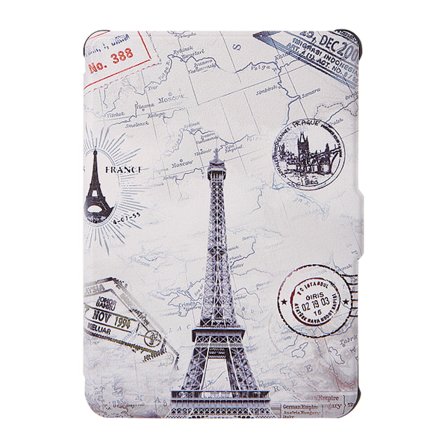 e-bok för Smart Cover för Case För Kobo Clara Clear Ultra Slim TPU Läder Skyddsfodral Flerfärgad