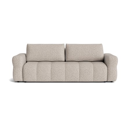 Taranto 3 personers sovesofa, opbevaring - Puente Lys Greige - 248x105x90 - Sofa, sovesofa