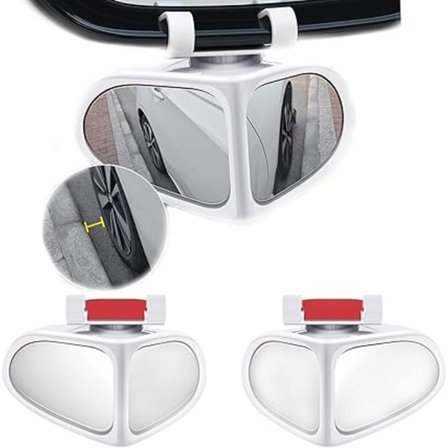 2 kpl kuolleen kulman peili taustapeiliin, 360° Super Wide Angle Auto