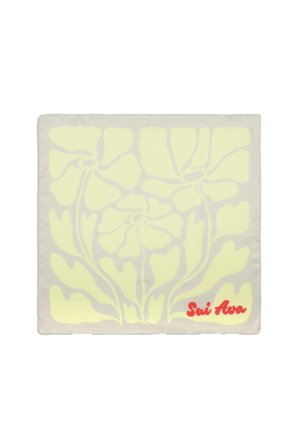 Soft Floral Scarf butter yellow