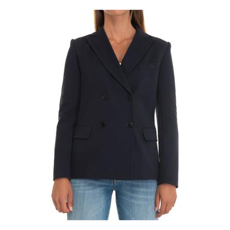 Max Mara Weekend, Norcia double breasted jacket Niebieski, Kobieta, Rozmiar: L