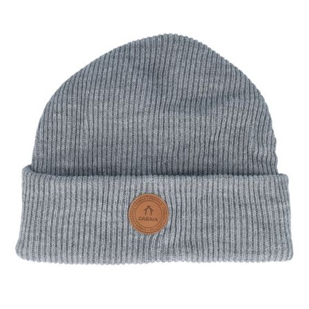 Cabaïa - Grå cuff Beanie - Beanie Clover Adulte Light Grey Cuff @ Hatstore