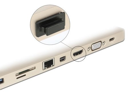 Delock HDMI A female - støvdeksel med grep for HDMI A (hunn)-kontakt