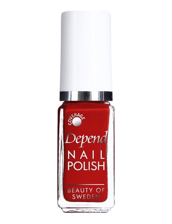 Depend Cosmetic Minilack Nr 040 - Red - 5 ML