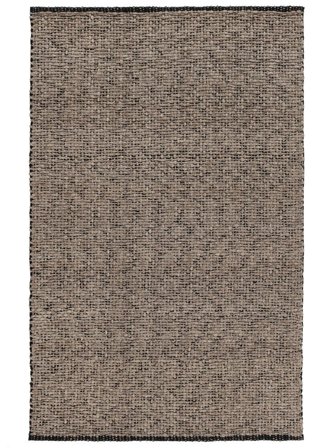 W Szachownicę Mały Arowana Dywan - Brunatny/Czarny 140X200 W Stylu Rustykalnym