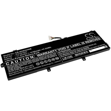 Batteri til bærbar PC for Asus Zenbook 14 UX433FQ-A5105R, P574FA og andre.