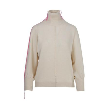 Nude, Turtlenecks Wit, Dames, Maat:S