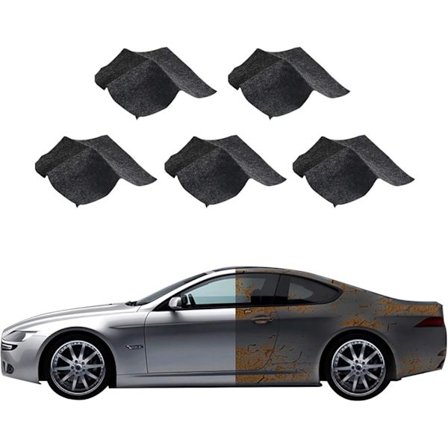 5-pack bilpoleringsdukar med flera funktioner - enkel och permanent reparation av mindre repor för alla färger