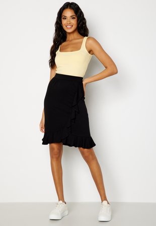 Happy Holly Farah skirt Black Klær