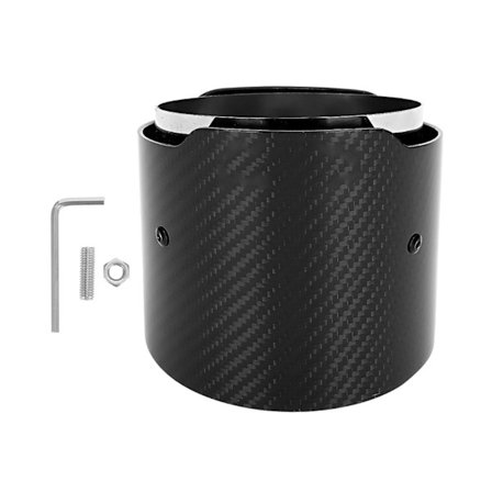 Eksosrørspiss i karbonfiber 54mm-114mm for Suzuki New SWIFT Sports 18-20 (rett side, blank)