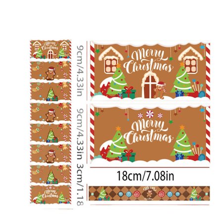 Juleoverraskelse Sparekasse Gaveæske - Festlig Lykketrækningsæske med Skjulte Penge*1*Brun Peberkagemand (Foldbar Rød Kuvert + Taljetætning)