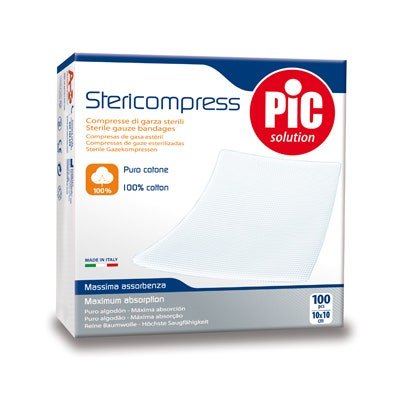 Stericompress Garze Sterili 10x10cm 100 Pezzi