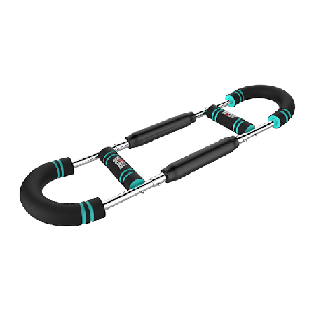 U-formet Power Twister Arm træner. Justerbar brystekspander. (30-45 kg). Træning for biceps, triceps, skuldre, ryg, underarme og indre lår