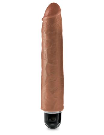 Stiffy Vibrerende Dildo 25 cm - Solbrun - Vuxen.no - Lufttrycksbibrator, klitoris, dildo, knipe, massajestav, egg & sexmaskiner.
