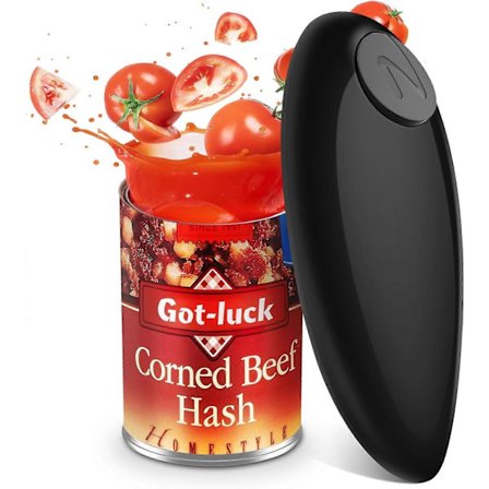 One Touch Elektrisk Boksåpner, Automatisk Boksåpner for Seniorer med Artritt, Åpne Boksene Dine med Et Enkelt Trykk på Knappen[HK]