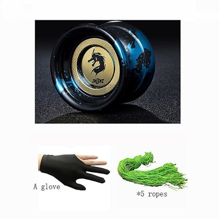 Langsomt sovende Yo-yo, Flygende Dragen Leveres Med Hansker, 5 Profesjonelle Yo-yo-Tau, Metall Yo-yo, Legering Yo-yo, Gaver Til Gutter Og Jenter