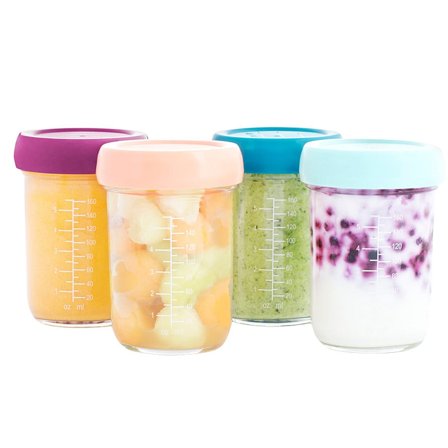 Babymoov Babybowls Glas 4 stk. á 220 ml, Børn & Forældre, Spisetid, Madopbevaring