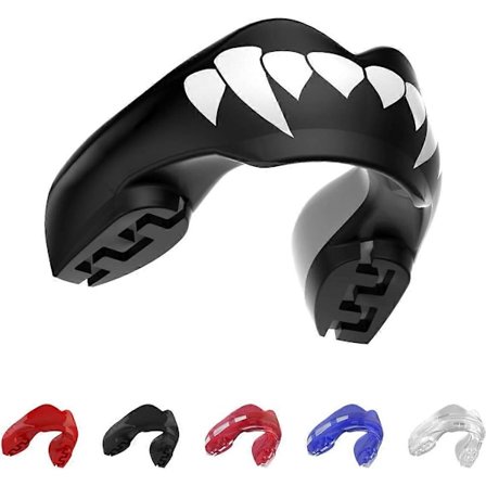 Sports Munnbeskyttelse for Voksne og Barn - Munnbeskyttelse for alle Fullkontakt Idretter, inkludert Rugby, MMA, Kampsport, Kickboksing, Judo, Hockey 