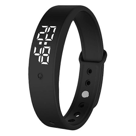 V9 Kropstemperaturmåler Termometer Vibrationsalarm Armbånd Smart Armbånd [DB]