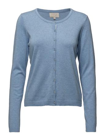 New Laura Cardigan Stickad Tröja Cardigan Blå Minus