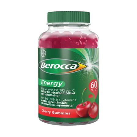 Berocca Energy Gummies, Kirsebær, 60 stk.