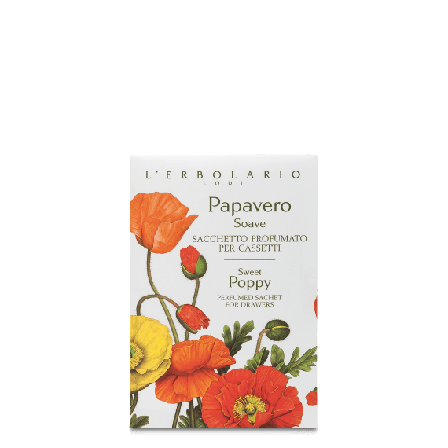 L'Erbolario Sacchetto Profumato per Cassetti Papavero Soave