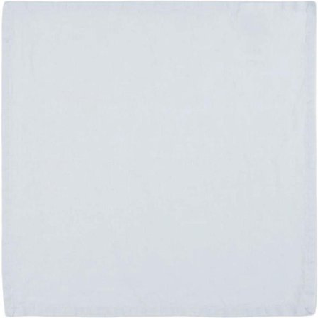 Ib Laursen Stoffserviett Lyseblå lin-bomull 40x40