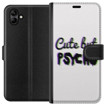 Kompatibel Tegnebogsetui til Samsung Galaxy A05 Rainbow-farvet legetøjsfigur med et glad ansigt og farverige cirkler i en legesyg studieillustration