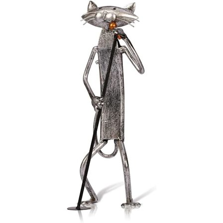 Musik Kat Metal Skulptur Jern Statue Håndværk Håndværk