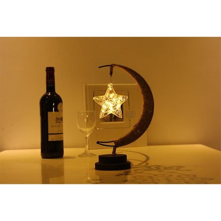 Led Stjärna Bordslampa 28 Cm Bordslampa Fönsterdekoration