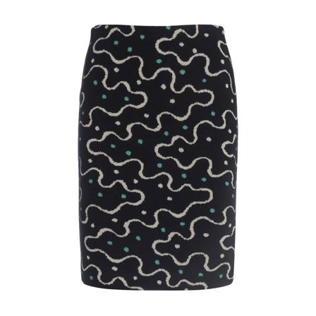 Diane Von Furstenberg, Skirts Zwart, Dames, Maat:L,polyester
