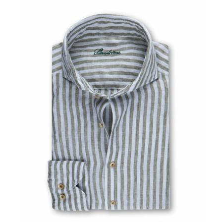 Stenströms Fitted Body shirt Grøn, Herre Skjorter