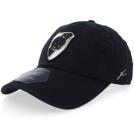 Fan Ink - Football Svart unconstructed Keps - CA River Plate Football Beyond Borders Black Dad Cap @ Hatstore