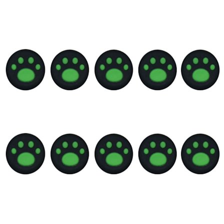 10 stk Rocker Caps Analog Grip GRØN&SORT