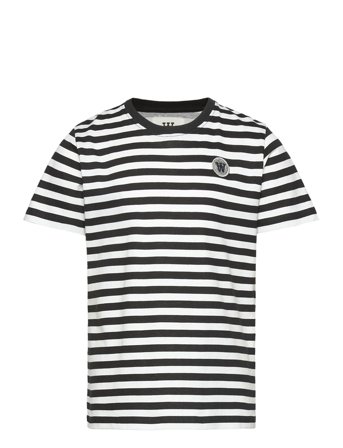 WOOD WOOD Ola Junior Chrome Badge T-Shirt Gots - Multi/patterned - 86-92