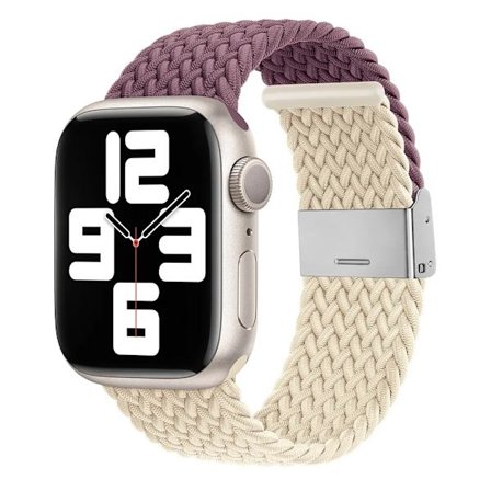 Flätat armband kompatibelt med Apple Watch-armband 49mm 40mm 44mm 45mm 41mm 46mm 42mm 45mm Armband IWatch Ultra Series 11 10 9 7 8 6 5 SE Armband