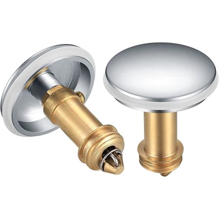 Universal vaskepropp - 2 stk, 3,5 cm - Anti-blokkerende avløpsflens for vask og badekar