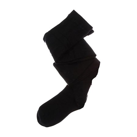 Danse tights for barn, ensfarget svart, elastiske, komfortable leggings, strømpebukser, størrelse 7-9 år