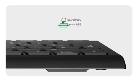 KEYSONIC TAS KSK-5011ELC (DE) Mini mit Nummernblock schwarz