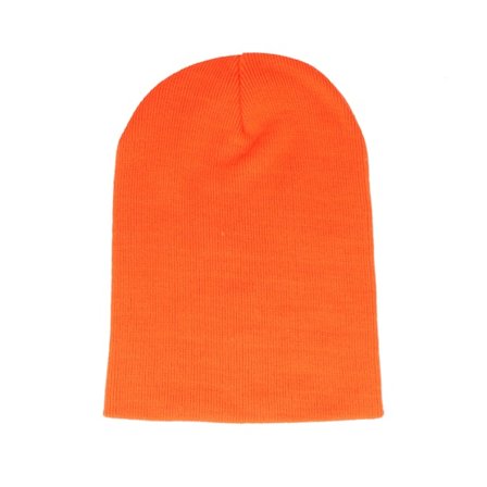 Beechfield - Oranssi longbeanie Beanie - Orange Long Blank Beanie @ Hatstore
