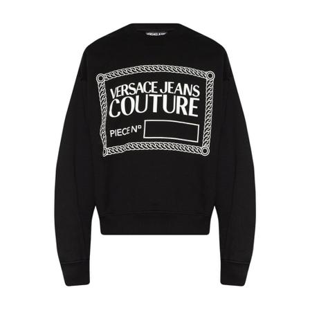 Versace Jeans Couture Sweatshirt with logo Sort, Herre