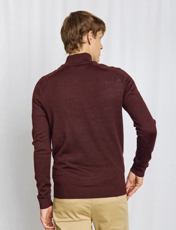 Bruun & Stengade Bs Pelle Regular Fit Knitwear - Burgundy - L