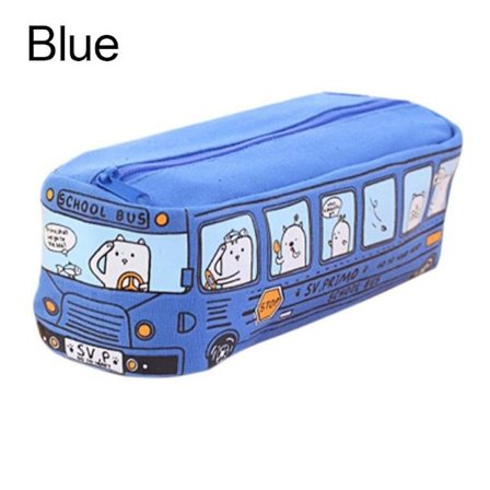 Bus Pen Taske Bil Penalhus BLÅ